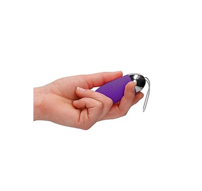 Ethan - Rechargeable Remote Control Vibrating Egg - Purple